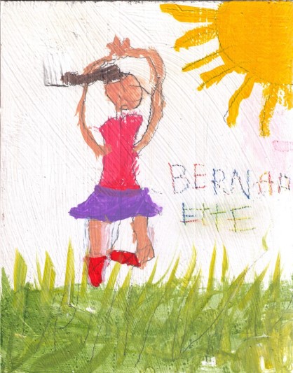 Ballerina painting v2 SMALL